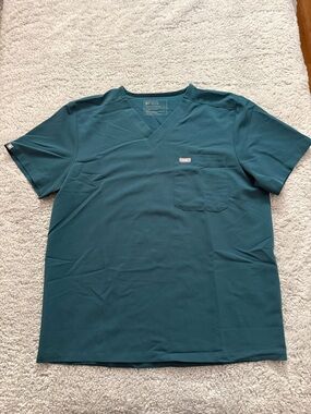 Figs Men's Teal Scrubs Set